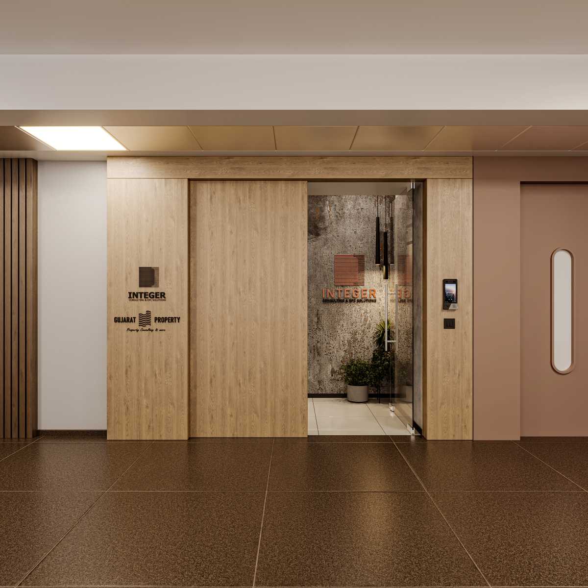 Office Enterance Door
