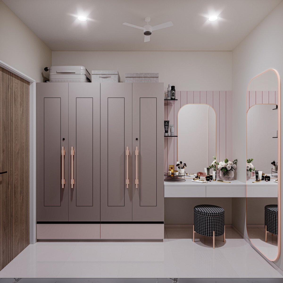 Walkin Wardrobe & Dresssing of Bedroom-2